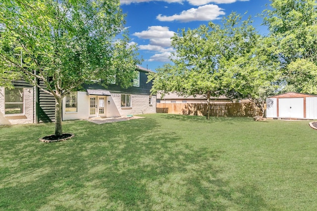 7205 Coventry Cir, North Richland Hills, TX 76182 - view of yard with french doors