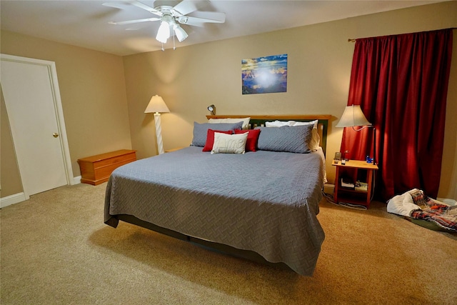 312 W Pleasantview Dr, Hurst, TX 76054 - carpeted bedroom with ceiling fan