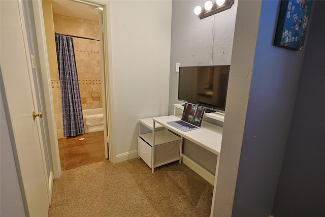 312 W Pleasantview Dr, Hurst, TX 76054 - office space with carpet floors and baseboards