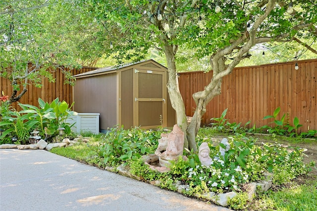 312 W Pleasantview Dr, Hurst, TX 76054 - view of shed featuring a fenced backyard