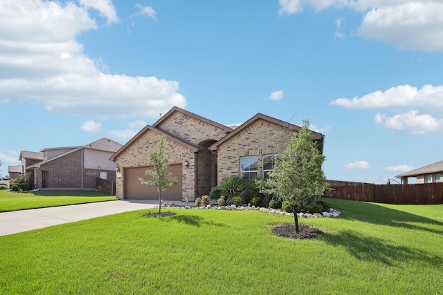 632 Dunster Ln, Saginaw, TX 76131 - view of front of property with brick siding, concrete driveway, and an attached garage