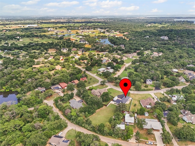 1418 Lakeshore Blvd, Oak Point, TX 75068 - aerial view of residential area featuring a nearby body of water