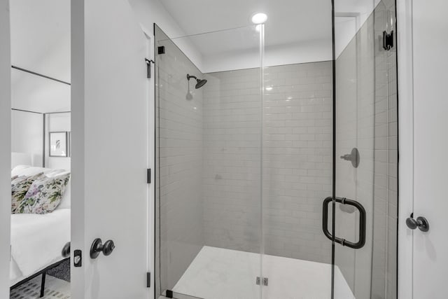 5806 Bryan Pkwy Unit 4, Dallas, TX 75206 - bathroom featuring a shower stall and ensuite bath