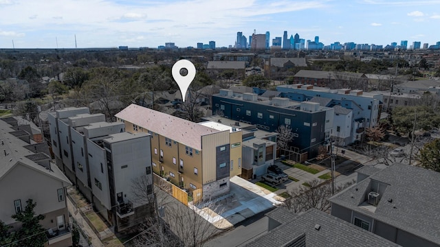 5806 Bryan Pkwy Unit 4, Dallas, TX 75206 - aerial view of skyline