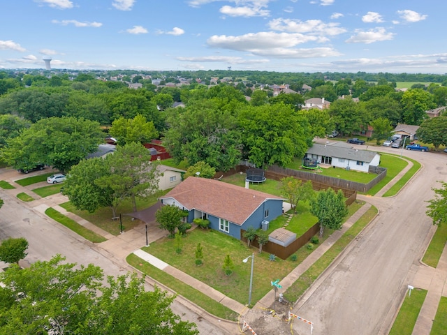1413 Rockbrook St, Lancaster, TX 75134 - bird's eye view of a tree filled landscape