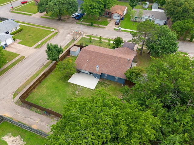 1413 Rockbrook St, Lancaster, TX 75134 - aerial view of property and surrounding area with nearby suburban area