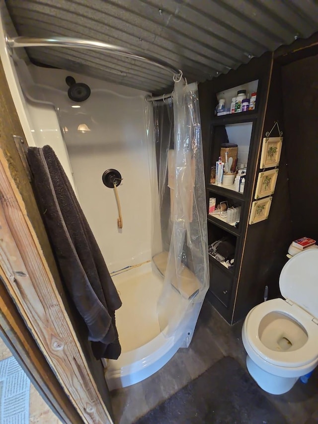 938 County Road 2509, Lometa, TX 76853 - full bathroom with toilet and a stall shower