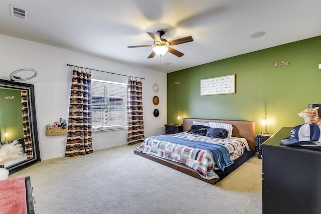 712 Saddleway Dr, Fort Worth, TX 76179 - bedroom featuring carpet and ceiling fan