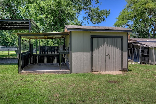 552 Oak Leaf Trl, East Tawakoni, TX 75472 - view of shed