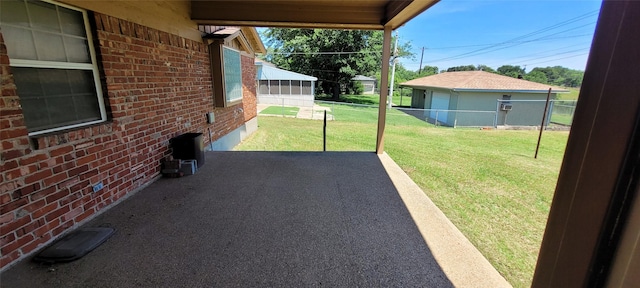 6121 Over Lake Dr, Fort Worth, TX 76135 - view of patio / terrace