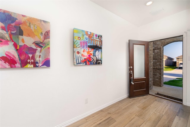 1236 Sequoia Ln, Princeton, TX 75407 - foyer with wood finished floors and baseboards
