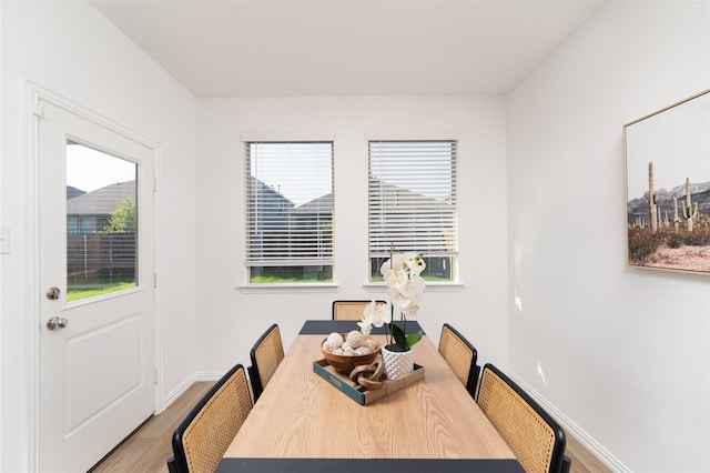 1236 Sequoia Ln, Princeton, TX 75407 - dining area with light wood-type flooring and baseboards