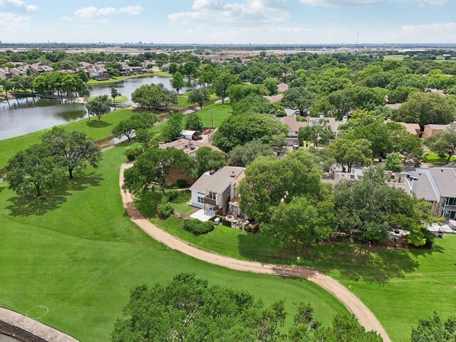 2926 Shady Lake Cir, Carrollton, TX 75006 - aerial view of residential area with a nearby body of water