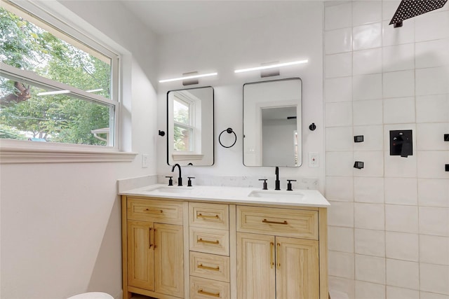 409 Fleming Dr, Hurst, TX 76053 - full bathroom featuring double vanity