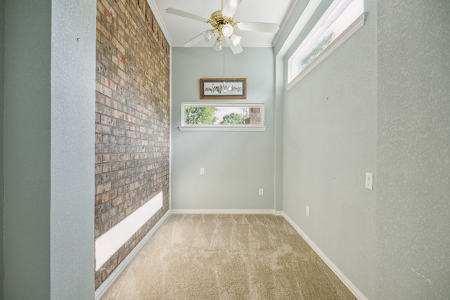 308 Wrangler Dr, Fairview, TX 75069 - unfurnished room with carpet, a ceiling fan, and baseboards