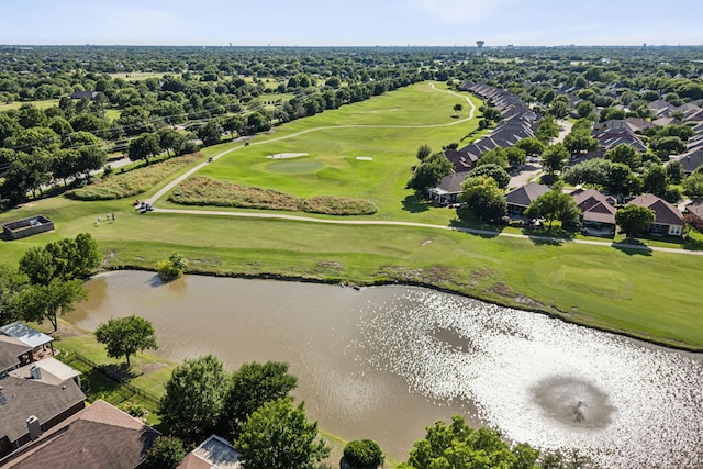 308 Wrangler Dr, Fairview, TX 75069 - aerial view of residential area featuring a nearby body of water and a golf course