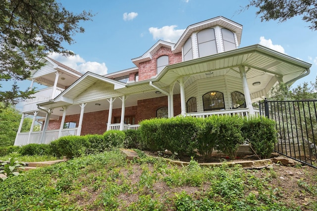 2224 Bluff Ct, Cedar Hill, TX 75104 - view of front of home with a porch and brick siding