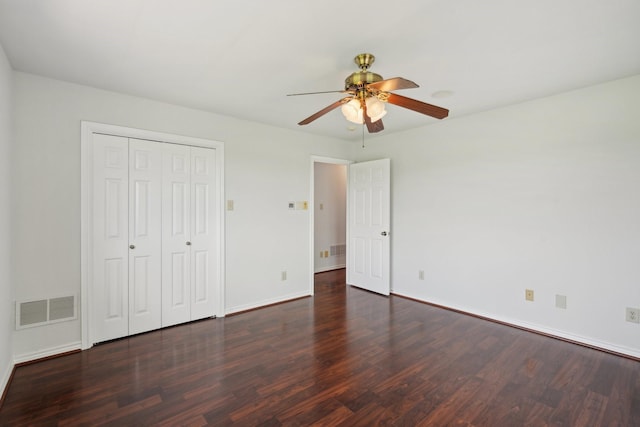 2224 Bluff Ct, Cedar Hill, TX 75104 - unfurnished bedroom featuring wood finished floors, baseboards, and a closet