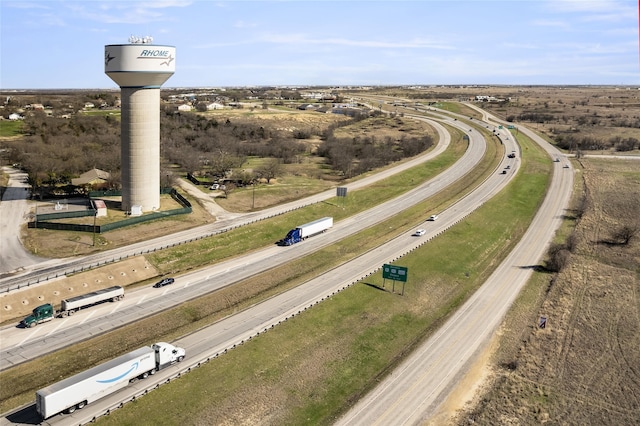 196 Pintail, Rhome, TX 76078 - aerial view of a highway
