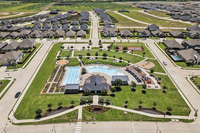 6217 Cheshire St, Celina, TX 76227 - bird's eye view of a pool area