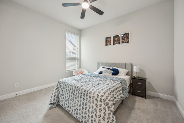 2811 Trinity Ridge St, Mansfield, TX 76063 - bedroom with carpet, baseboards, and a ceiling fan