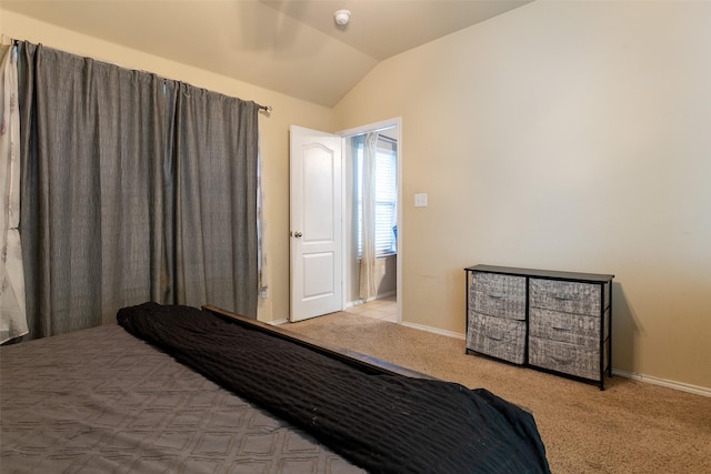 4633 Sleepy Meadows Dr, Fort Worth, TX 76244 - bedroom featuring lofted ceiling, carpet, and baseboards
