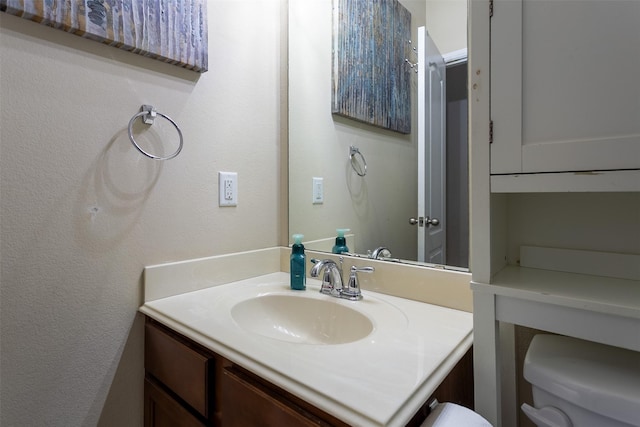 4633 Sleepy Meadows Dr, Fort Worth, TX 76244 - bathroom featuring toilet and vanity
