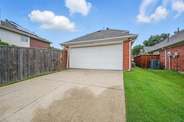 4309 Cutter Springs Ct, Plano, TX 75024 - garage with central AC