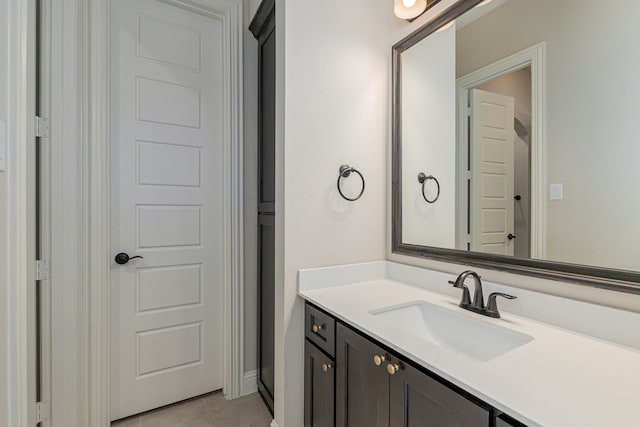 8220 Stonewall Dr, Waxahachie, TX 75167 - bathroom featuring vanity and tile patterned flooring