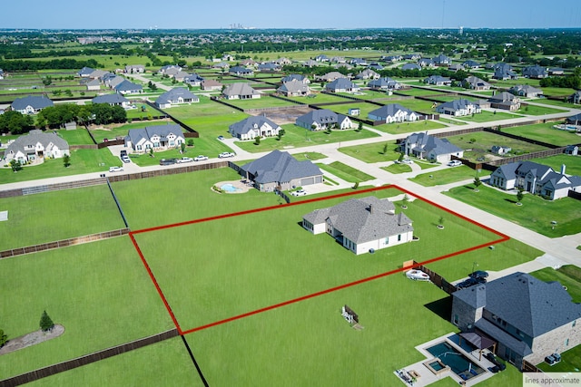8220 Stonewall Dr, Waxahachie, TX 75167 - aerial perspective of suburban area featuring property boundaries highlighted