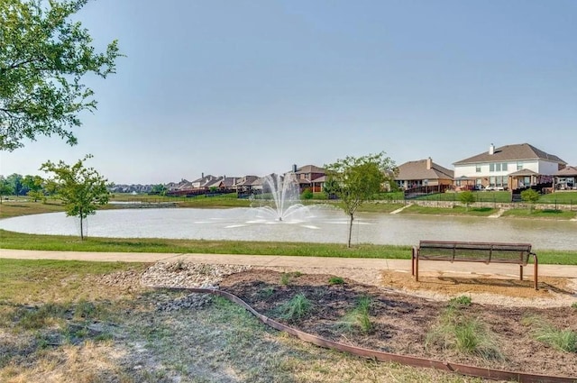 1409 Nicholas Ln, Little Elm, TX 75068 - view of yard featuring a water view and a residential view