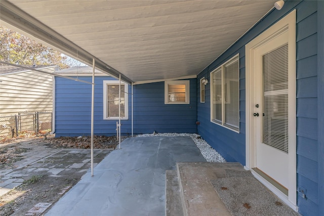 4328 Diaz Ave, Fort Worth, TX 76107 - view of patio / terrace featuring an attached carport