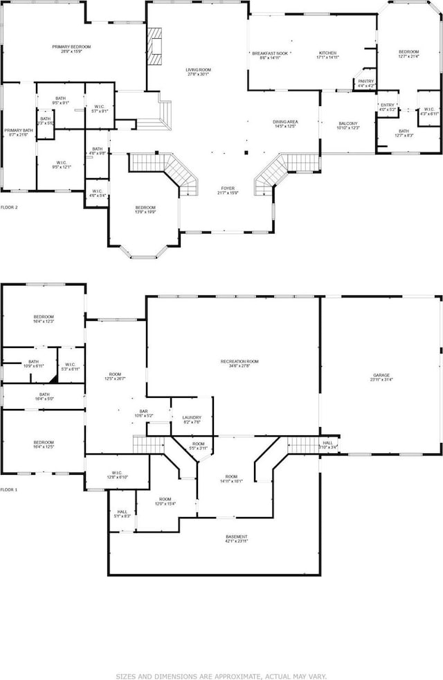 661 Diamond Point Dr, Oak Point, TX 75068 - view of floor plan / room layout
