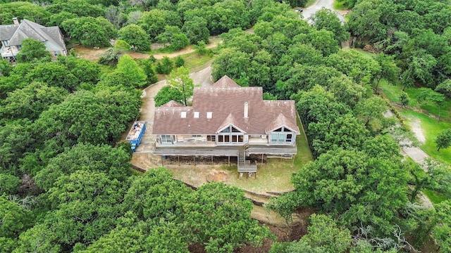 661 Diamond Point Dr, Oak Point, TX 75068 - aerial view of property and surrounding area