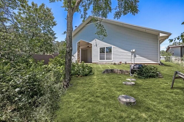 307 Sagebrush Dr, Oak Point, TX 75068 - view of home's exterior featuring a yard