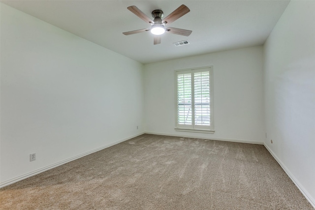 206 Crooked Creek Dr, Richardson, TX 75080 - carpeted empty room with ceiling fan and baseboards