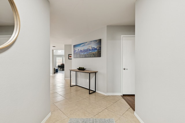 8824 Wagon Trl, Cross Roads, TX 76227 - hall with light tile patterned flooring and baseboards