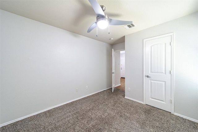 4026 Red Rock Dr, Heartland, TX 75126 - unfurnished bedroom featuring carpet floors, baseboards, and ceiling fan