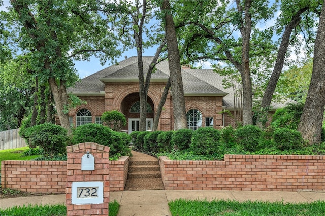732 Richmond Ln, Keller, TX 76248 - view of front of house featuring brick siding and roof with shingles