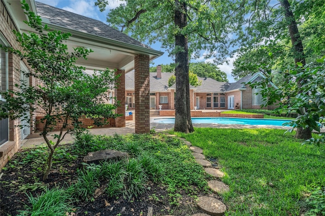732 Richmond Ln, Keller, TX 76248 - view of yard featuring an outdoor pool