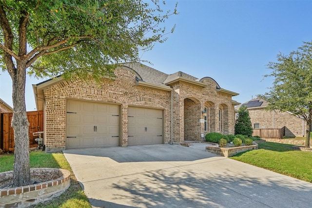 9617 Rexford, Fort Worth, TX 76131 - french provincial home with brick siding, driveway, a garage, and a shingled roof