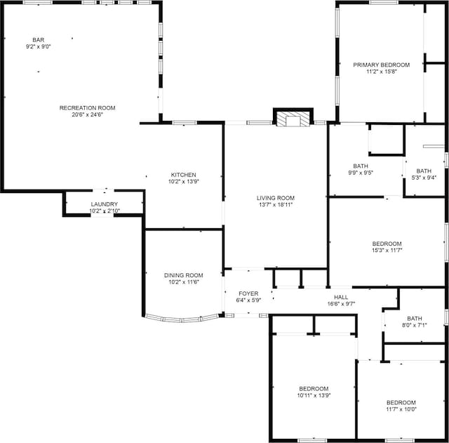 5702 Stage Line Ct, Arlington, TX 76017 - view of floor plan / room layout