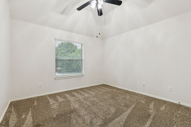 1702 Travis Ct, Allen, TX 75002 - spare room with carpet flooring, a ceiling fan, and baseboards