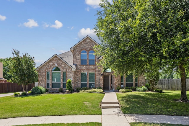 1702 Travis Ct, Allen, TX 75002 - traditional-style home with brick siding