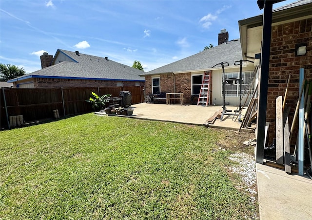629 Yosemite Trl, Mesquite, TX 75149 - view of yard with a patio area