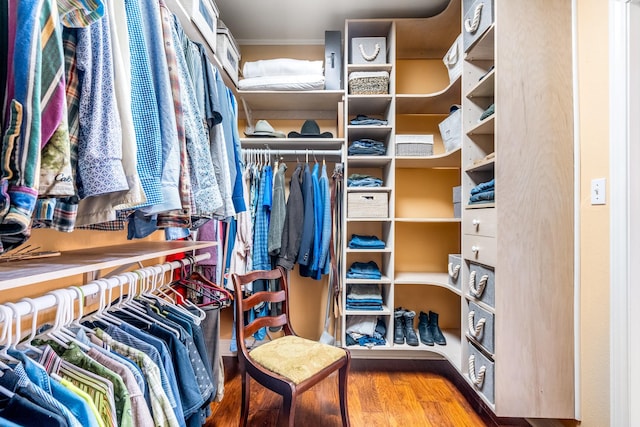 1755 County Road 362, Melissa, TX 75454 - spacious closet featuring wood finished floors