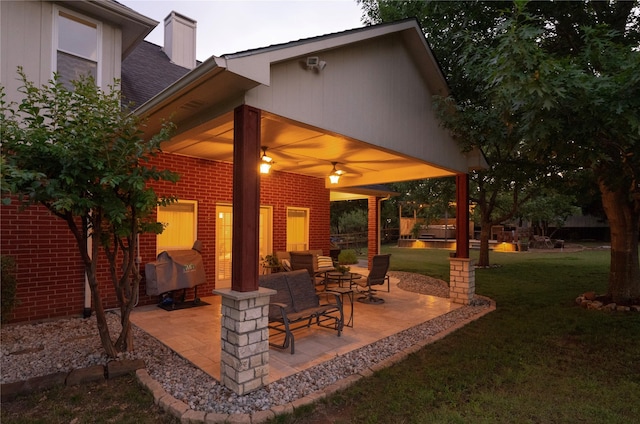 1755 County Road 362, Melissa, TX 75454 - view of patio / terrace featuring grilling area