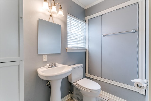 202 N St, Grand Prairie, TX 75050 - bathroom featuring crown molding and washtub / shower combination