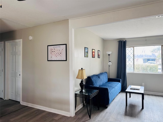 3007 Gaines St, Bossier City, LA 71111 - living area with wood finished floors and baseboards