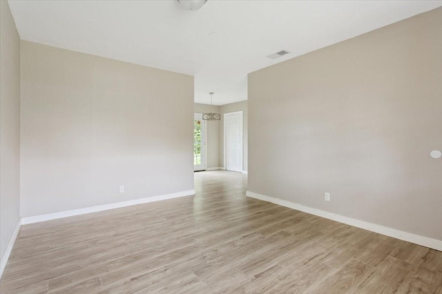 311 S Barbara, Waco, TX 76705 - empty room with light wood-style floors and baseboards